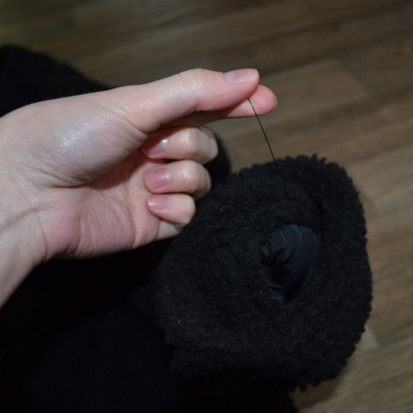 NWOT Levi's Women's Black Oversized Sherpa Trucker Teddy Jacket Size Small - Picture 4 of 6